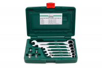 Hans Набор комбинированных ключей с храповиком Hans 16651MB