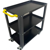 Инструментальная тележка GWT-G3 Great Wolf, 3 полки, колеса с тормозом, серая Инструментальная тележка GWT-G3 Great Wolf, 3 полки, колеса с тормозом, серая