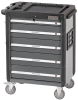 Тележка инструментальная, 5 выдвижных ящиков, серая NORDBERG T5N(G)