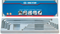 Набор Г-образных шестигранников 3-14 мм, длинные, 8 предметов KING TONY 20208MR01