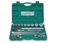 Jonnesway Набор торцевых головок 3/4\DR 19-50 мм, 21 предмет