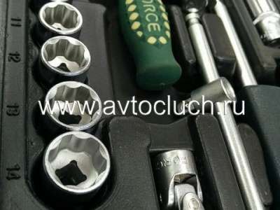 2461-5 1/4" Н-р 6-ти гр.головок, головок-бит инструм. 46пр.