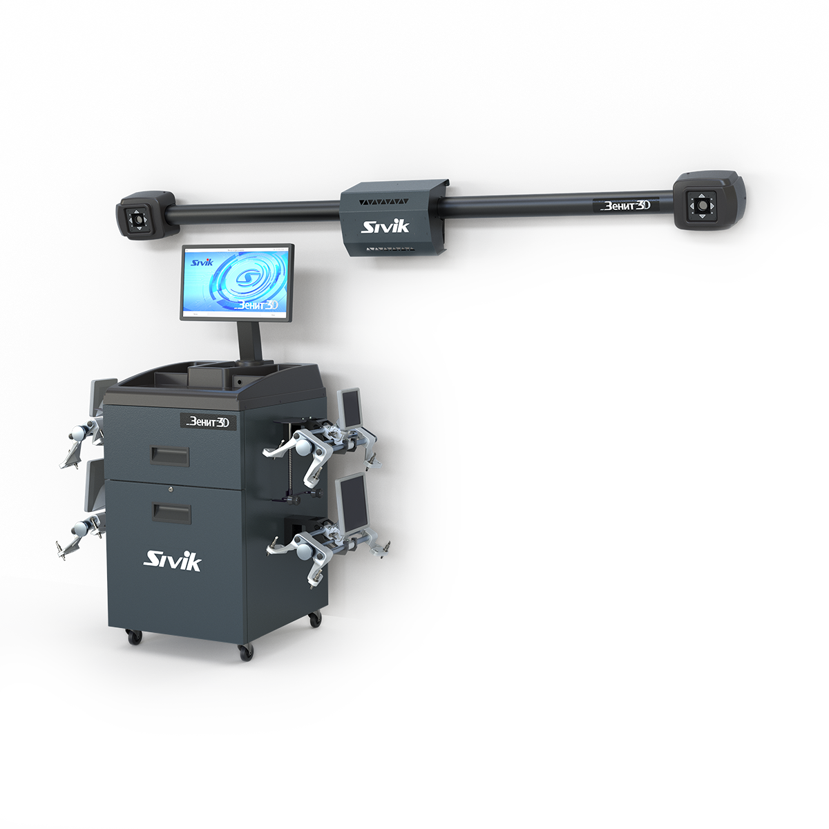 Стенд регулировки развала схождения Зенит-3D С2КС