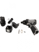DBE-7361CKIT Винтоверт аккумуляторный DeBever бесщеточный, ударный, шестигранник 1/4", 140Nm, 12В, 1.5 Ач в наборе с аккумулятором и зарядным устройством