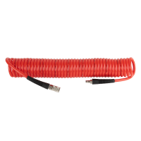 Шланг пневматический спиральный Harrison HRS-228010 с БРС, 10 м, 8х12 мм