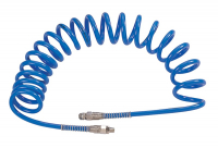 Шланг пневматический 8х12 мм, 15 м, спиральный, полиуретановый, резьба 1/4" MIGHTY SEVEN SD-23115 Шланг пневматический 8х12 мм, 15 м, спиральный, полиуретановый, резьба 1/4" MIGHTY SEVEN SD-23115