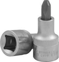 S51H404 Насадка торцевая 1/2"DR с вставкой-битой, РН4, 55 мм Jonnesway