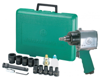 Jonnesway JAI-0501K Набор гайковерт пневматический ударный 1/2"DR 7000 об/мин., 610 Нм с аксессуарами, 17 предметов Jonnesway JAI-0501K Набор гайковерт пневматический ударный 1/2"DR 7000 об/мин., 610 Нм с аксессуарами, 17 предметов