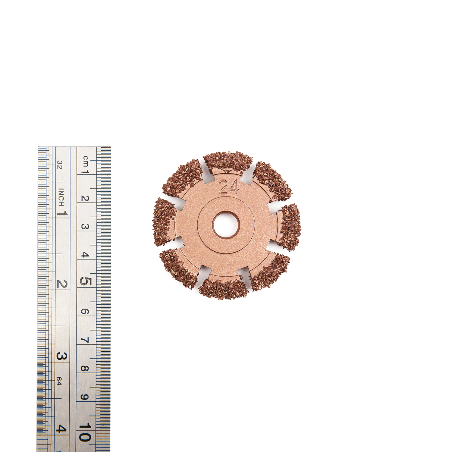 NS05-2124-RF Диск шероховальный, Ø50x6мм, AH 3/8''-24 thread, 24 Grit NS05-2124-RF Диск шероховальный, Ø50x6мм, AH 3/8''-24 thread, 24 Grit