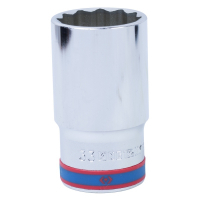 Головка торцевая глубокая двенадцатигранная 1/2", 33 мм KING TONY 423033M Головка торцевая глубокая двенадцатигранная 1/2", 33 мм KING TONY 423033M