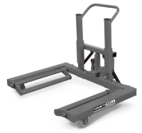 KraftWell KRW-WD10 Тележка гидравлическая ТУРЦИЯ г/п 1000 кг. для снятия колес грузовых автомобилей.