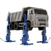 Электрогидравлический подкатной подъёмник ПГП-24000 Синий RAL5017