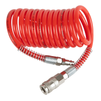 Шланг пневматический спиральный Harrison HRS-226530 с БРС, 3 м, 6,5х10 мм