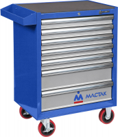 Тележка инструментальная, 7 ящиков, синяя МАСТАК 521-07581B