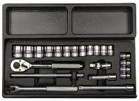 Набор торцевых головок 3/8" с принадлежностями, ложемент, 23 предмета KING TONY 9-3523MR