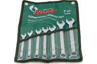 Hans Комплект комбинированных ключей 10-19мм, 7шт Hans 16607M