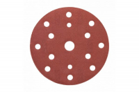 Круг  шлифовальный на липучке с отверстиями  5 шт. 150мм G220
