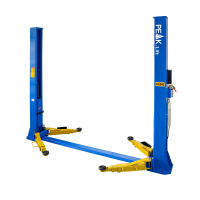 PEAK PEAK 208 Двухстоечный электрогидравлический подъемник 4 т. Снятие стопоров с одной колонны