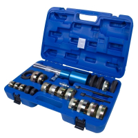 Набор оправок для монтажа и демонтажа сайлентблоков MB, гидравлический, кейс, 24 предмета МАСТАК 110-22024C Набор оправок для монтажа и демонтажа сайлентблоков MB, гидравлический, кейс, 24 предмета МАСТАК 110-22024C