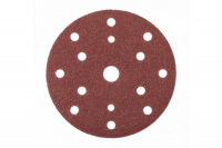 Круг  шлифовальный на липучке с отверстиями  5 шт. 150мм G40
