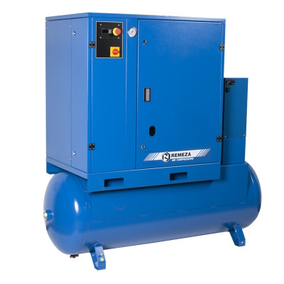 REMEZA Винтовой компрессор BK25T-8(10)-500ДВС на ресивере 500л. с осушителем и частотником REMEZA Винтовой компрессор BK25T-8(10)-500ДВС на ресивере 500л. с осушителем и частотником