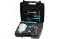 Краскопульт HVLP с верхним бачком, сопло 1,4 мм, пластиковый кейс NORDBERG NP7514