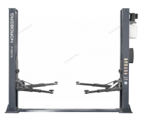 Подъемник двухстоечный 4 т, с электростопорами, 380 В, серый NORDBERG N4120BE-4G_3+2_380