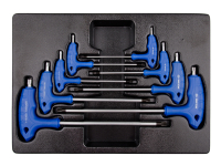 Набор L-образных ключей TORX, ложемент  KING TONY 9-22308PR