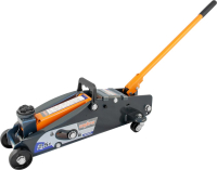 Ombra OHT225C Домкрат подкатной 2.5 т. с фиксатором в кейсе, 140-387 мм