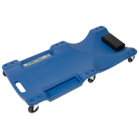 OPT-40130B Лежак ремонтный, подкатной, пластиковый, синий