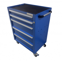 Инструментальная тележка GWT-K5B Great Wolf 5 ящиков, цз, колеса с тормозом, синяя Инструментальная тележка GWT-K5B Great Wolf 5 ящиков, цз, колеса с тормозом, синяя