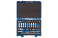 Набор торцевых головок с принадлежностями 1/4"", шестигранные, 5/32""-9/16"", 31 предмет