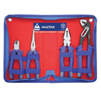 Набор пассатижей, плоскогубцев бокорезов МАСТАК 03-4Z Набор пассатижей, плоскогубцев бокорезов МАСТАК 03-4Z