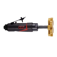 Пневматическая зачистная машина MIGHTY SEVEN QB-812T Пневматическая зачистная машина MIGHTY SEVEN QB-812T