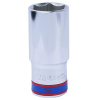 Головка торцевая глубокая шестигранная 1/2", 26 мм KING TONY 423526M Головка торцевая глубокая шестигранная 1/2", 26 мм KING TONY 423526M