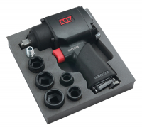 Гайковерт пневматический ударный 1/2", 542 Нм, с комплектом головок, 7 предметов MIGHTY SEVEN NC-4210N Гайковерт пневматический ударный 1/2", 542 Нм, с комплектом головок, 7 предметов MIGHTY SEVEN NC-4210N