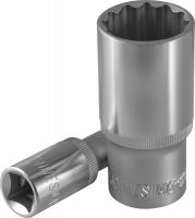 Jonnesway S04HD4725 Головка торцевая глубокая 12-гранная 1/2"DR, 25 мм