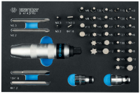 Набор вставок (бит) и ударная отвертка, ложемент, 43 предмета KING TONY 9-4143FRV Набор вставок (бит) и ударная отвертка, ложемент, 43 предмета KING TONY 9-4143FRV