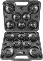 Thorvik AOFWS14 Набор съемников масляных фильтров "чашка" 65-100 мм, 14 предметов