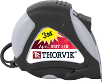Thorvik SMT316 Рулетка в обрезиненном корпусе, 3 м Thorvik SMT316 Рулетка в обрезиненном корпусе, 3 м