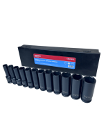 CS122312 Набор длинных ударных головок 1/2" 10-24 мм. CS122312 Набор длинных ударных головок 1/2" 10-24 мм.