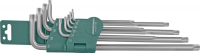 Jonnesway H12S110S Набор ключей торцевых TORX® удлиненных Т9-50, 10 предметов