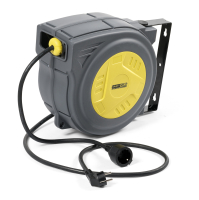 KraftWell KRW1731E1 Катушка электрическая, 15 м., 220 В, 3х2,5 мм2 автосмотка