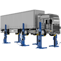 Электрогидравлический подкатной подъёмник ПГП-36000 Синий RAL5017