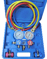 ОБОРУДОВАНИЕ ДЛЯ ЗАПР. КОНД КОЛЛЕКТОР VMG-2 R22-B wilh VHF-A манометрический, в комплекте 2 быстросъ