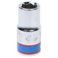 Головка торцевая стандартная шестигранная 1/4", 7 мм KING TONY 233507M