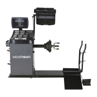 WDK-7565B Грузовой балансировочный станок, автоматическим вводом параметров, вал 40 мм, 380 В