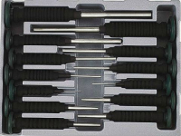 5138 Набор бородков с защитной ручкой. 13 пр. 5138 Набор бородков с защитной ручкой. 13 пр.