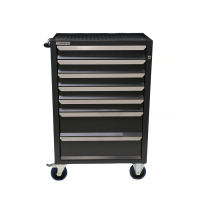 Тележка инструментальная Rossvik T07H-7016, 7 выдвижных ящиков, ц/замок, 670*450*1040hмм