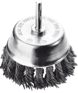 Щётка №098; 4107506555 d-75 для дрели чашеобразная,абразивная Щётка №098; 4107506555 d-75 для дрели чашеобразная,абразивная